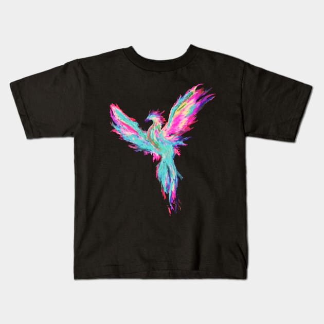 phoenix Kids T-Shirt by Trashfox